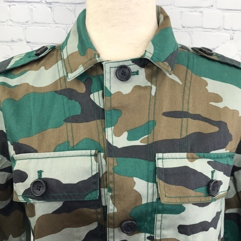 J. CREW Mercantile Camo Utility Shirt Jacket sz S - Picture 4 of 10